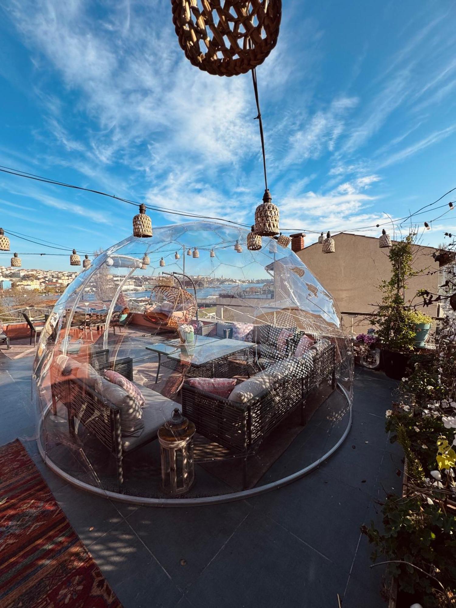 Waterfront Apartment By The Tram - Terrace With Dome & Golden Horn View In Fatih อิสตันบูล ภายนอก รูปภาพ