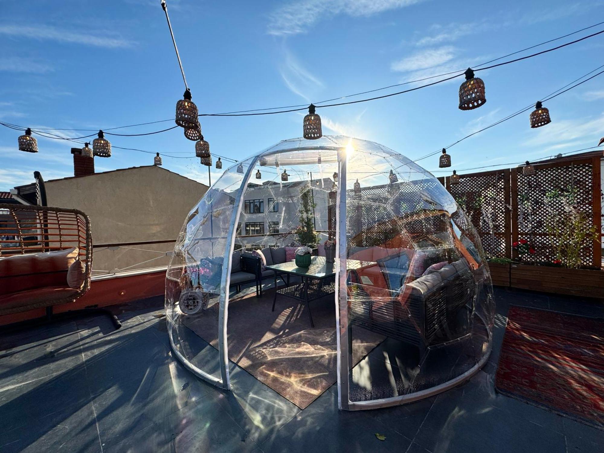 Waterfront Apartment By The Tram - Terrace With Dome & Golden Horn View In Fatih อิสตันบูล ภายนอก รูปภาพ